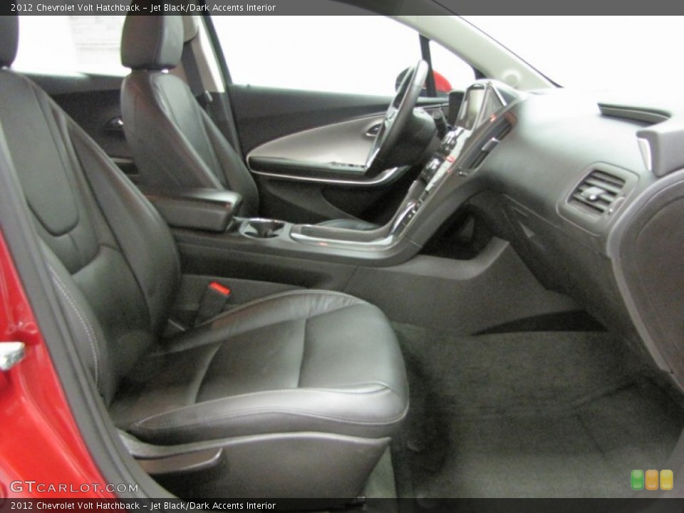 Jet Black/Dark Accents Interior Front Seat for the 2012 Chevrolet Volt Hatchback #72653885