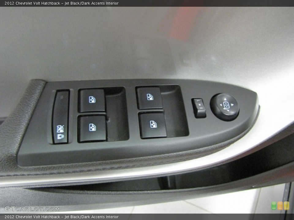 Jet Black/Dark Accents Interior Controls for the 2012 Chevrolet Volt Hatchback #72653894