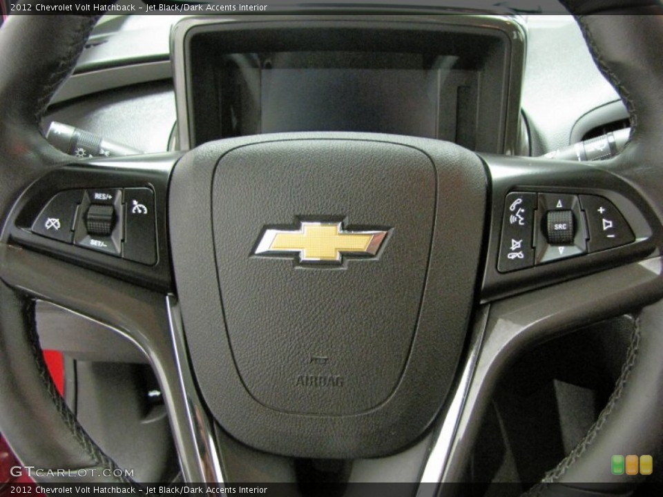 Jet Black/Dark Accents Interior Controls for the 2012 Chevrolet Volt Hatchback #72653921