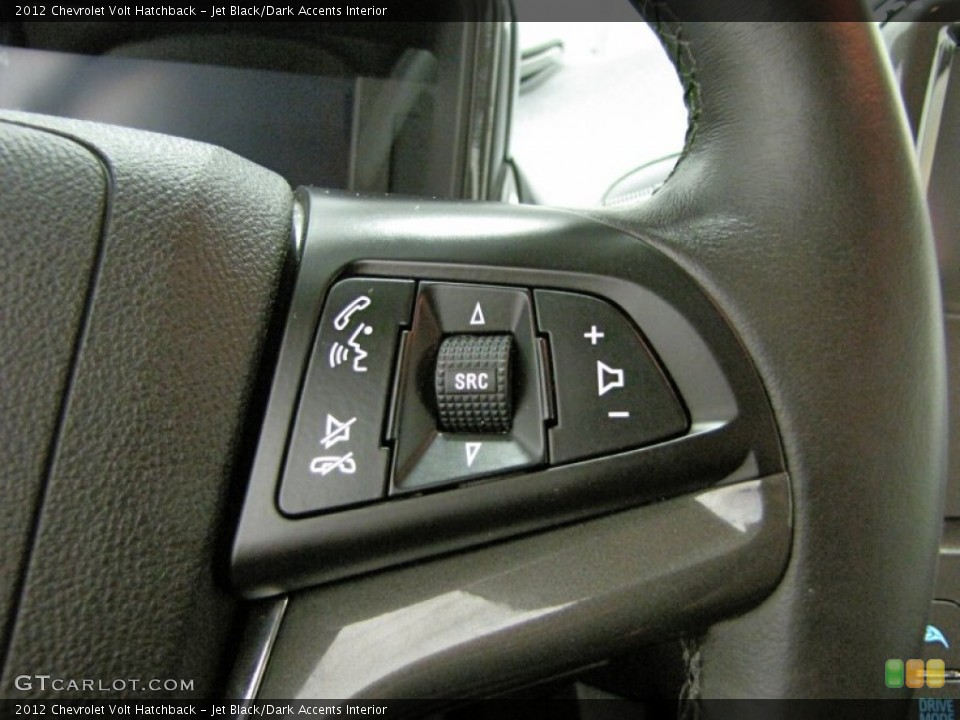 Jet Black/Dark Accents Interior Controls for the 2012 Chevrolet Volt Hatchback #72653930