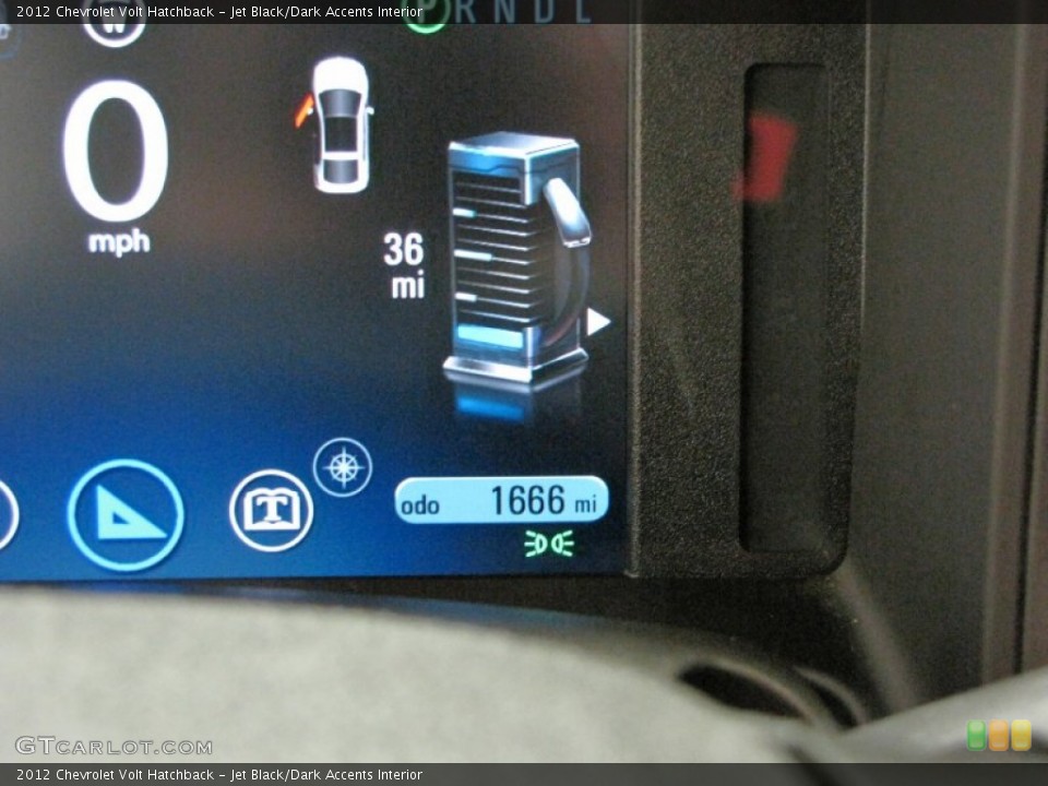 Jet Black/Dark Accents Interior Gauges for the 2012 Chevrolet Volt Hatchback #72653957
