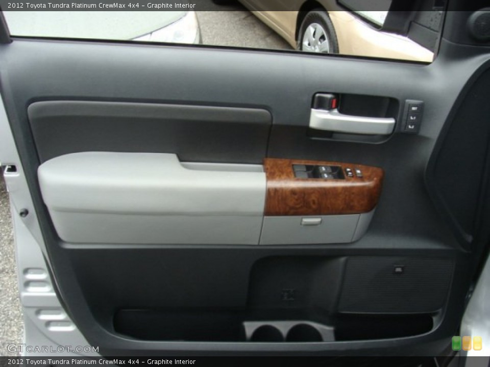 Graphite Interior Door Panel for the 2012 Toyota Tundra Platinum CrewMax 4x4 #72657653