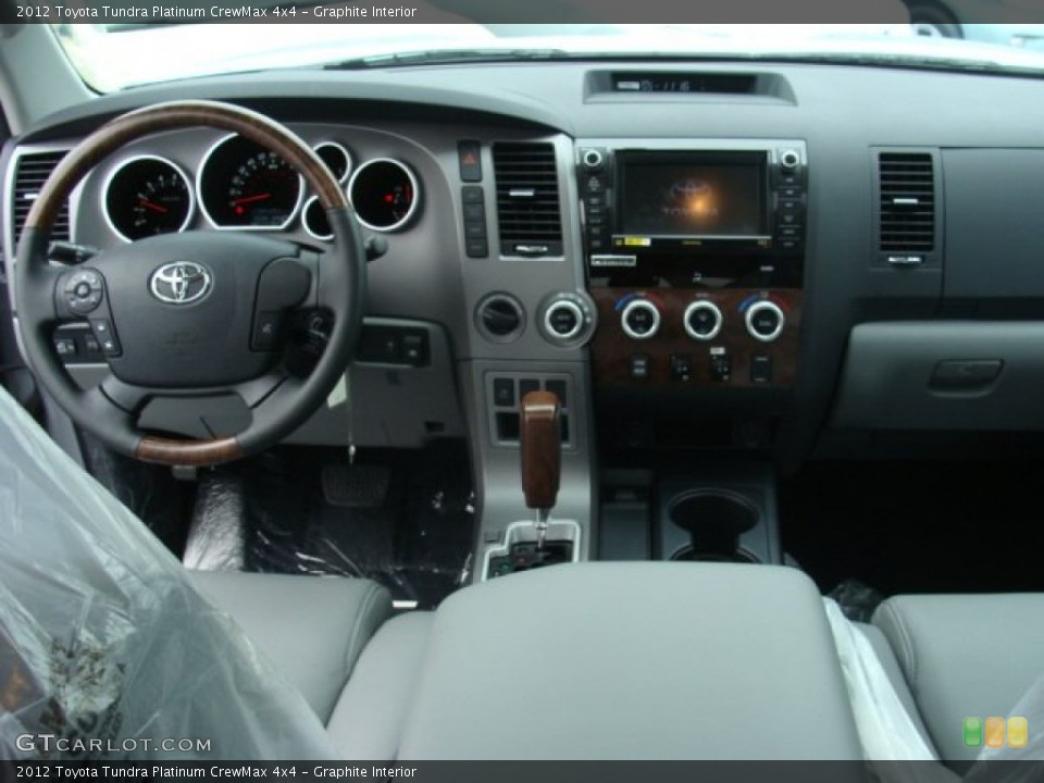 Graphite Interior Dashboard for the 2012 Toyota Tundra Platinum CrewMax 4x4 #72657719