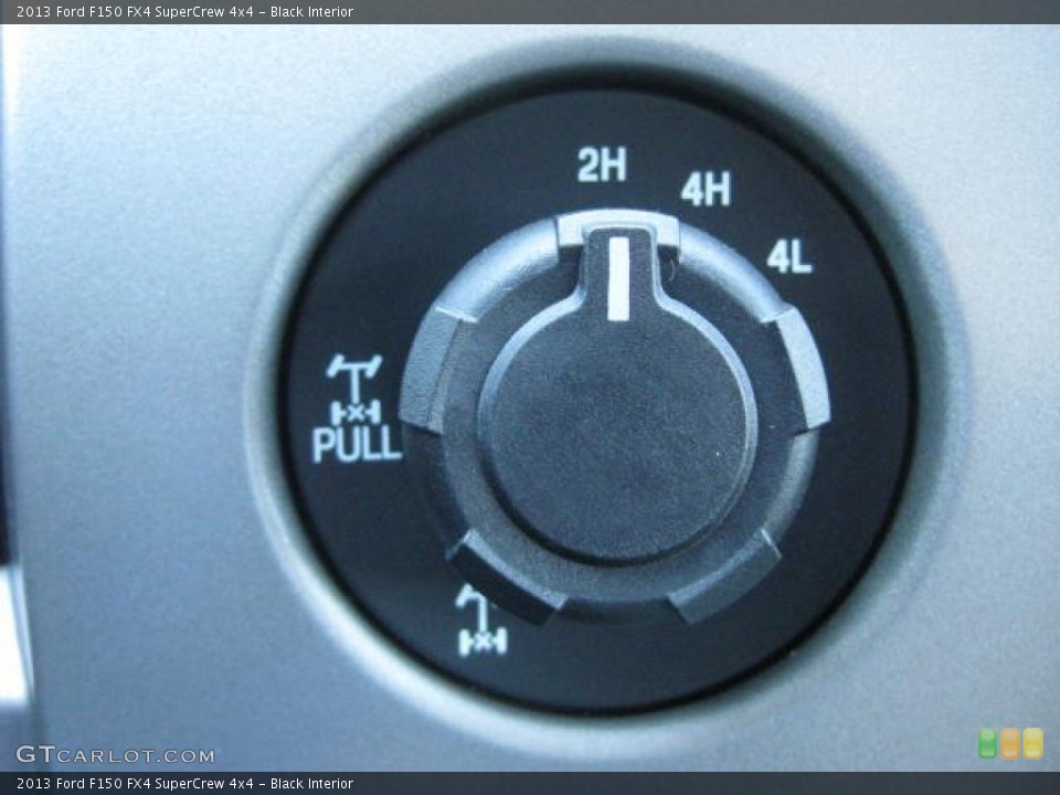 Black Interior Controls for the 2013 Ford F150 FX4 SuperCrew 4x4 #72659926