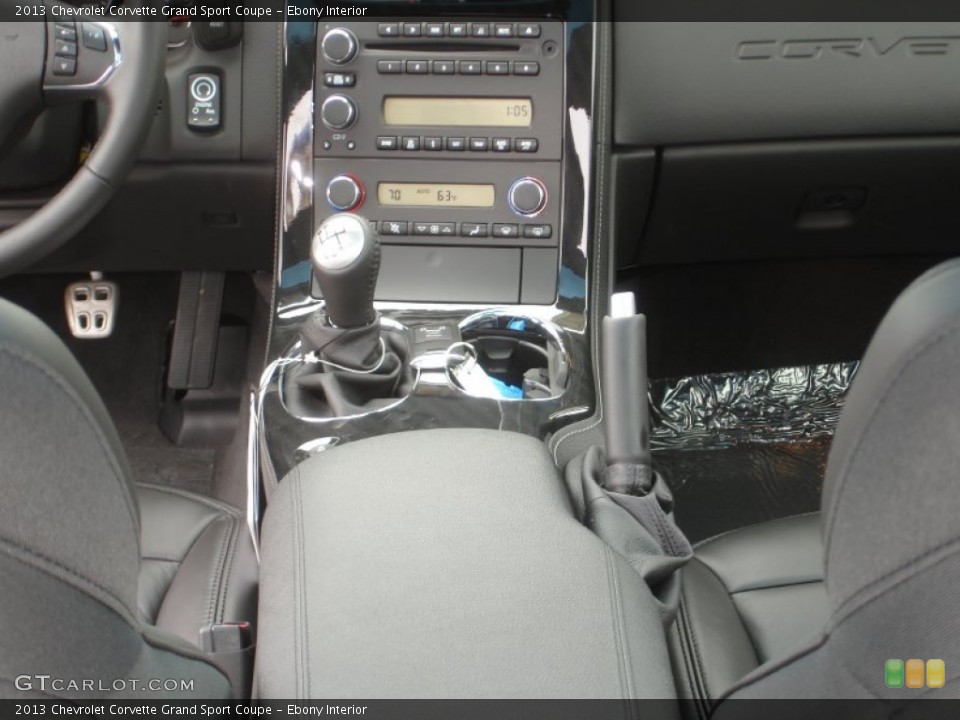 Ebony Interior Controls for the 2013 Chevrolet Corvette Grand Sport Coupe #72660328