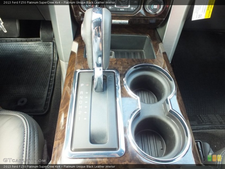 Platinum Unique Black Leather Interior Transmission for the 2013 Ford F150 Platinum SuperCrew 4x4 #72660805