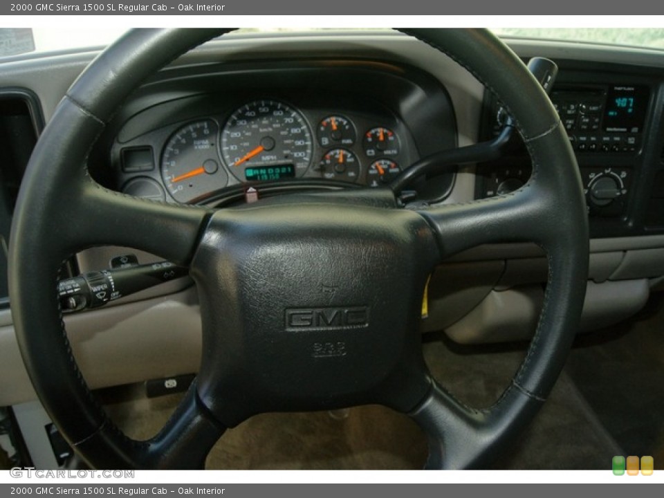 Oak Interior Steering Wheel for the 2000 GMC Sierra 1500 SL Regular Cab #72661426