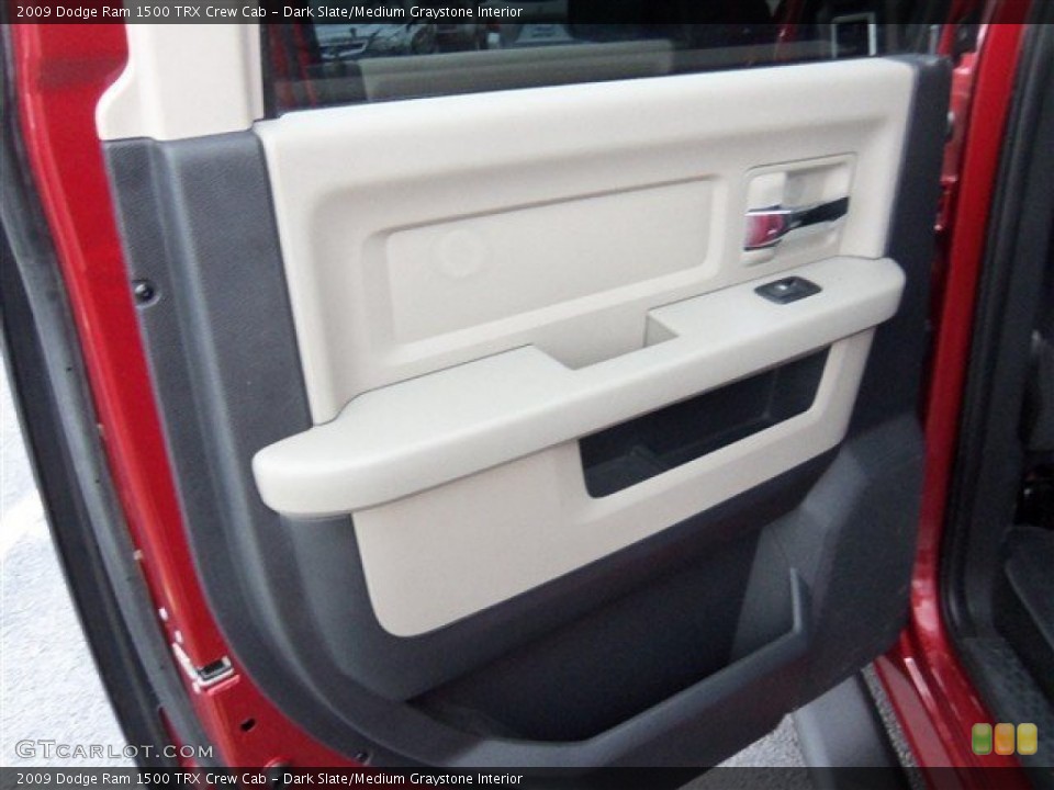 Dark Slate/Medium Graystone Interior Door Panel for the 2009 Dodge Ram 1500 TRX Crew Cab #72662218