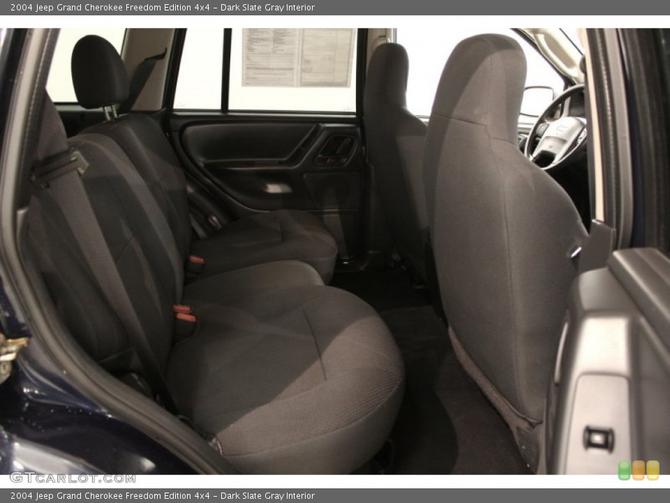Dark Slate Gray Interior Rear Seat for the 2004 Jeep Grand Cherokee Freedom Edition 4x4 #72664151