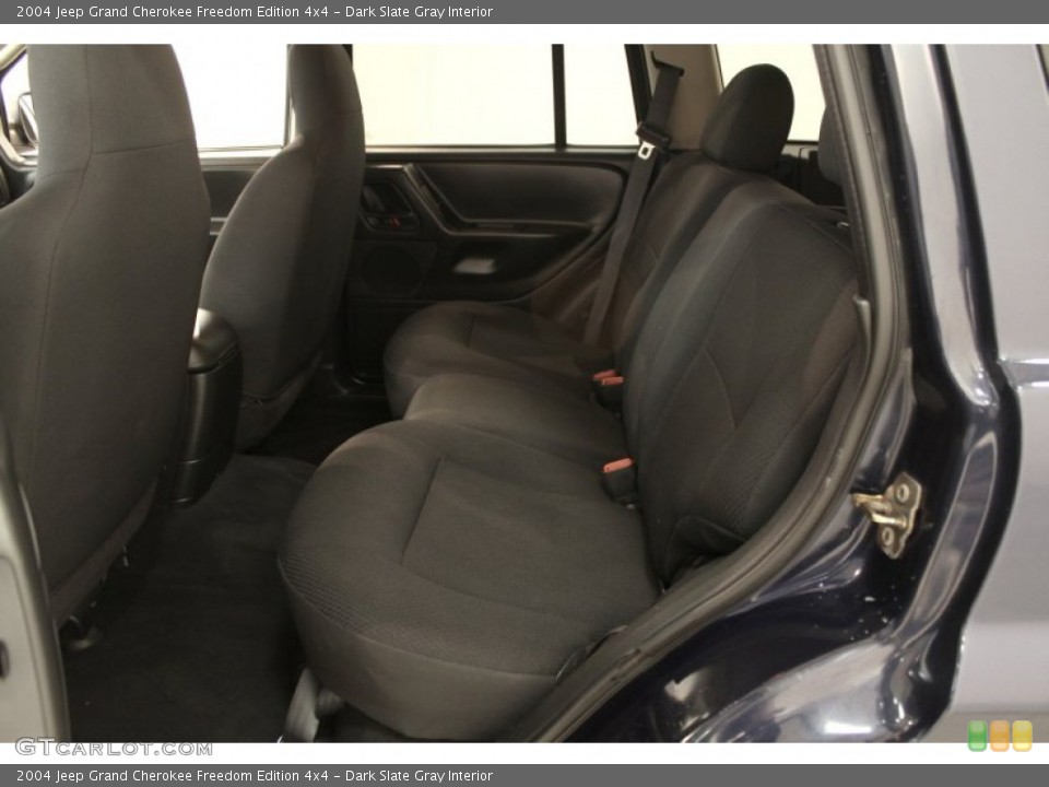 Dark Slate Gray Interior Rear Seat for the 2004 Jeep Grand Cherokee Freedom Edition 4x4 #72664162