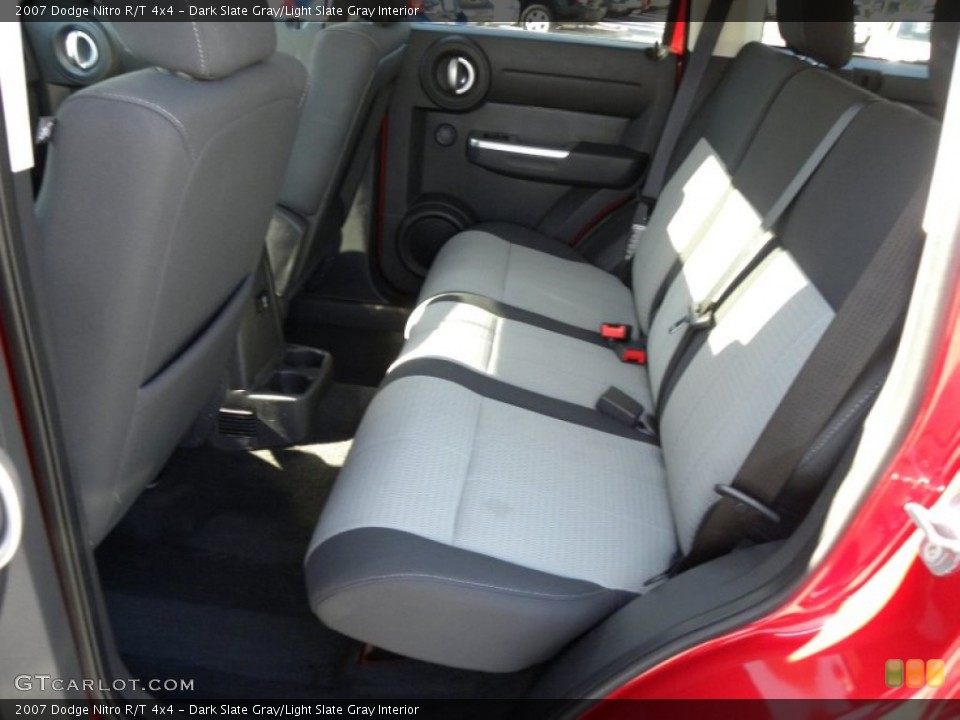 Dark Slate Gray/Light Slate Gray Interior Rear Seat for the 2007 Dodge Nitro R/T 4x4 #72665533