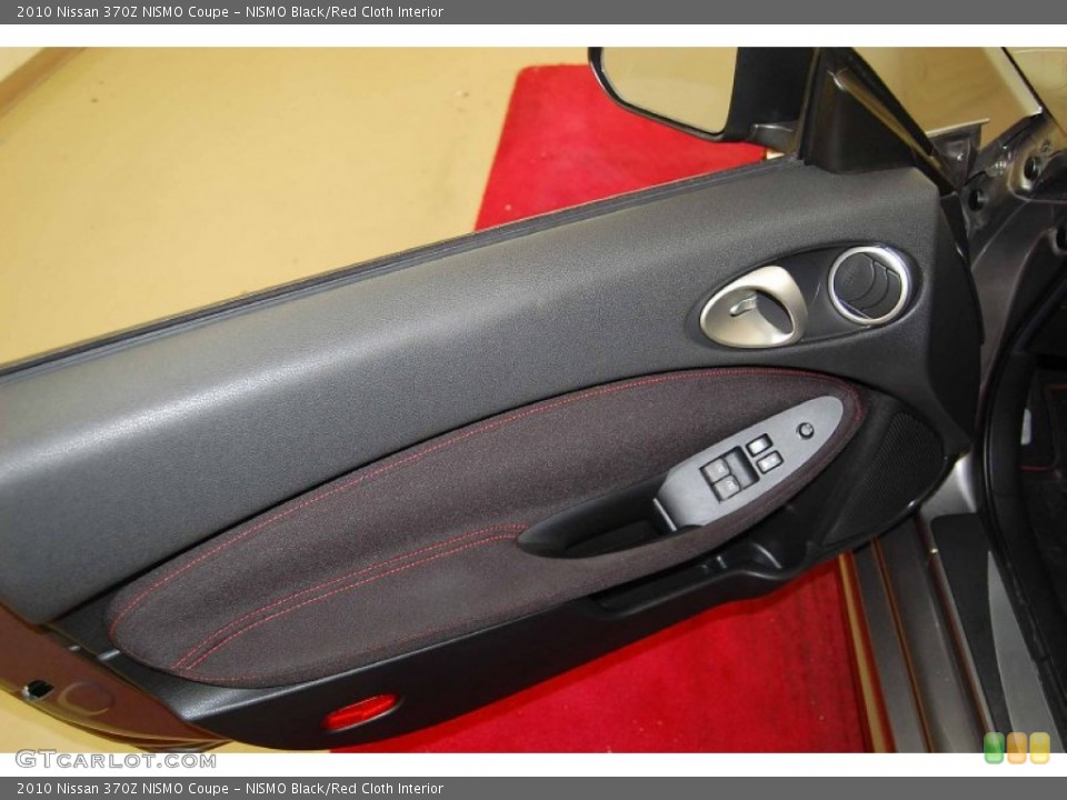 NISMO Black/Red Cloth Interior Door Panel for the 2010 Nissan 370Z NISMO Coupe #72665626