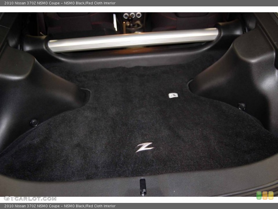 NISMO Black/Red Cloth Interior Trunk for the 2010 Nissan 370Z NISMO Coupe #72665716