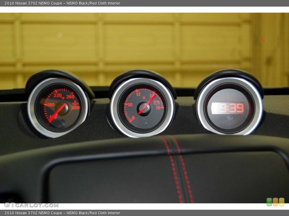 NISMO Black/Red Cloth Interior Gauges for the 2010 Nissan 370Z NISMO Coupe #72665861