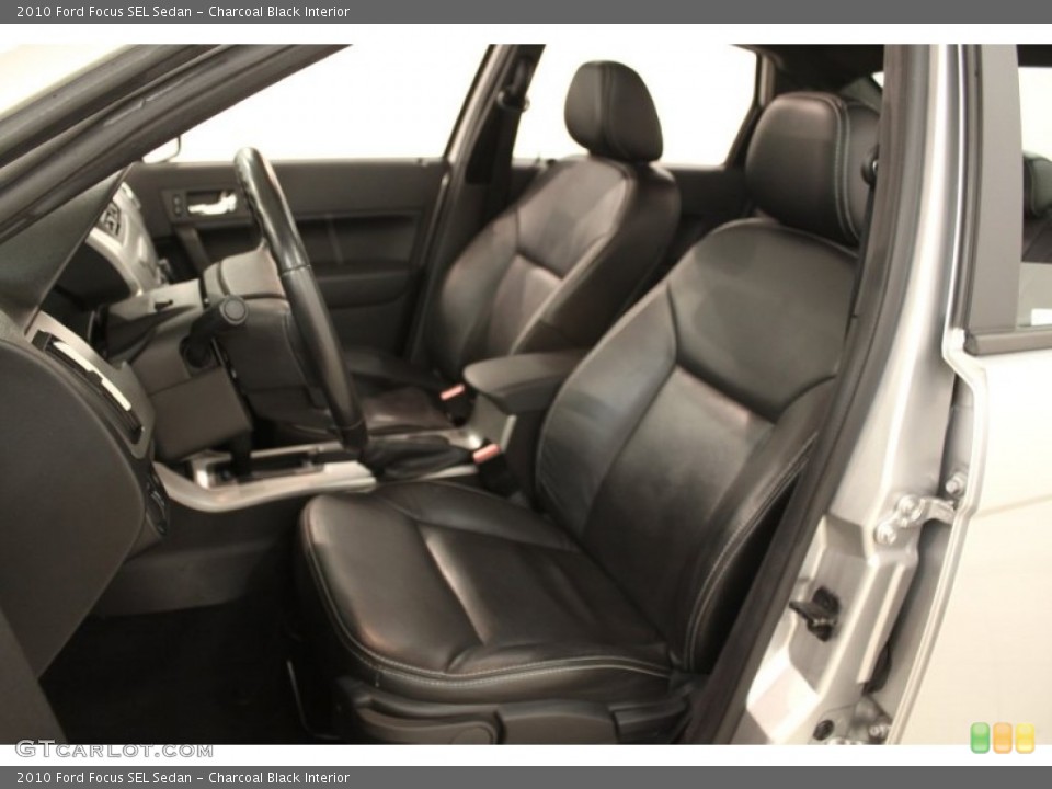 Charcoal Black Interior Front Seat for the 2010 Ford Focus SEL Sedan #72666585