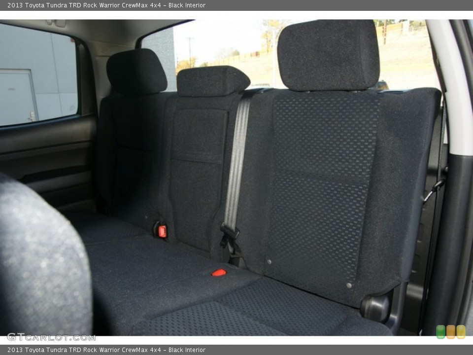 Black Interior Rear Seat for the 2013 Toyota Tundra TRD Rock Warrior CrewMax 4x4 #72666766
