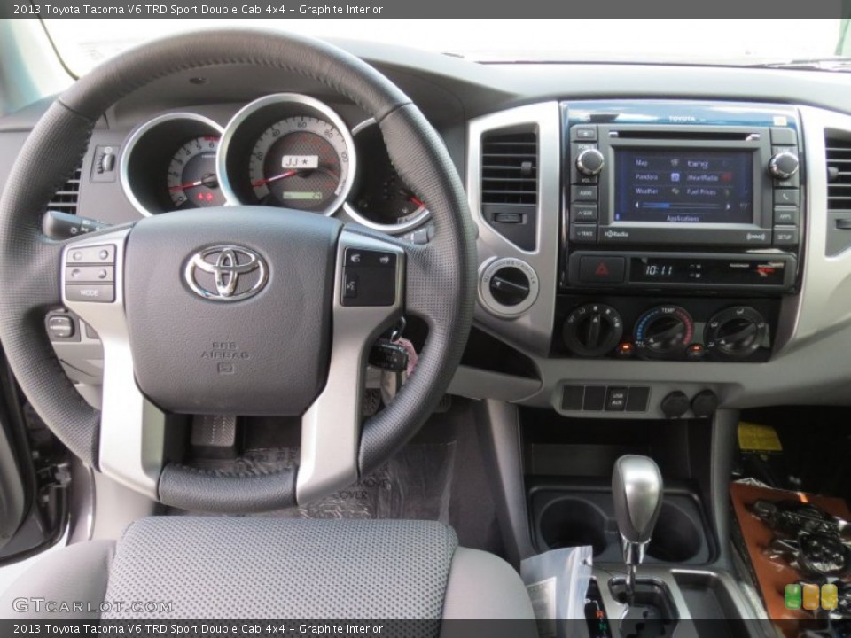 Graphite Interior Dashboard for the 2013 Toyota Tacoma V6 TRD Sport Double Cab 4x4 #72666931