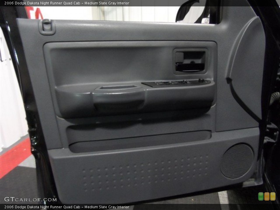 Medium Slate Gray Interior Door Panel for the 2006 Dodge Dakota Night Runner Quad Cab #72666988