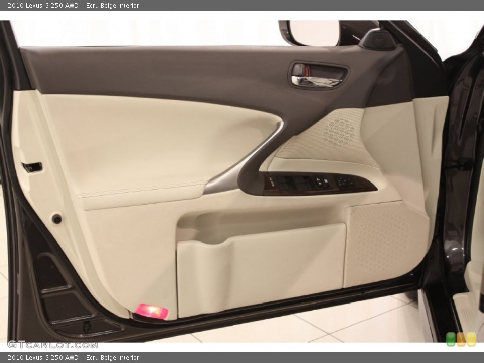 Ecru Beige Interior Door Panel for the 2010 Lexus IS 250 AWD #72667177
