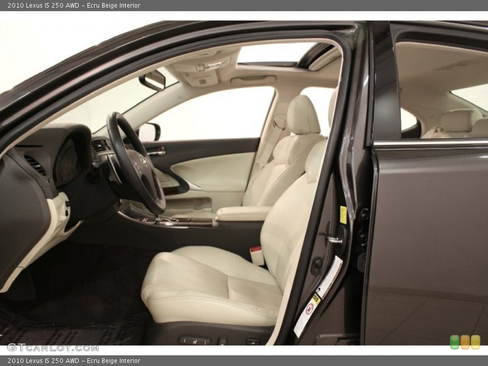 Ecru Beige Interior Photo for the 2010 Lexus IS 250 AWD #72667249