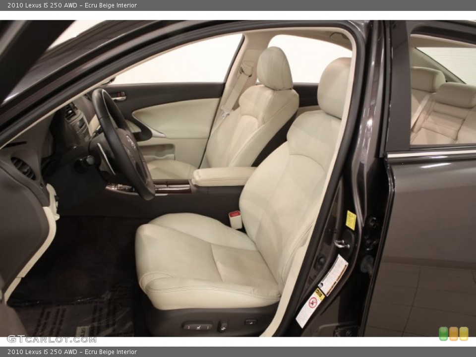 Ecru Beige Interior Photo for the 2010 Lexus IS 250 AWD #72667265