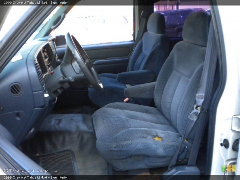 Blue Interior Front Seat for the 1999 Chevrolet Tahoe LS 4x4 #72667534