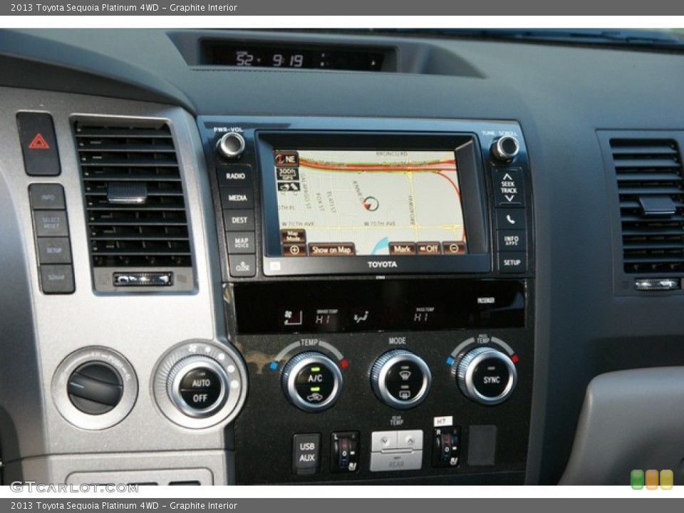 Graphite Interior Navigation for the 2013 Toyota Sequoia Platinum 4WD #72668956