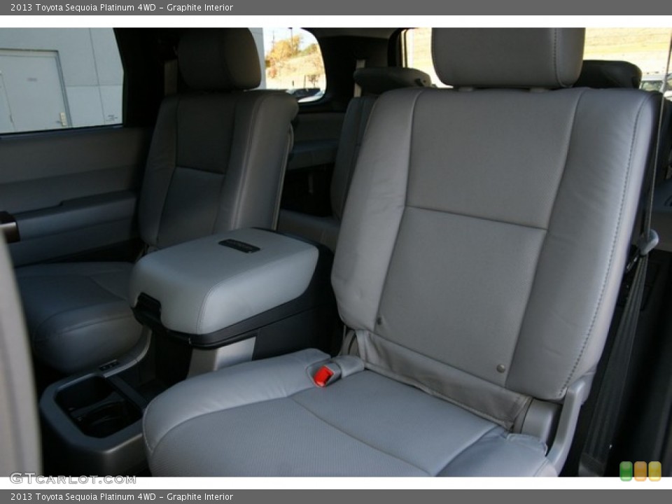Graphite Interior Rear Seat for the 2013 Toyota Sequoia Platinum 4WD #72668974