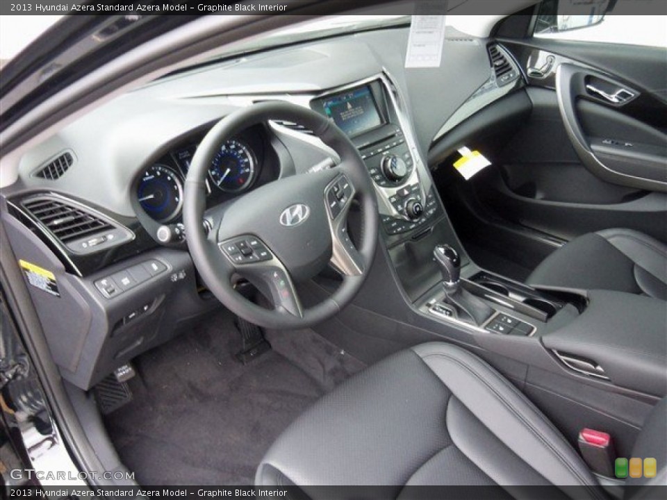 Graphite Black 2013 Hyundai Azera Interiors