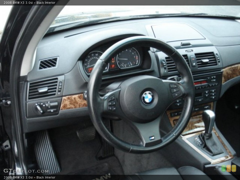 Black Interior Dashboard for the 2008 BMW X3 3.0si #72669640