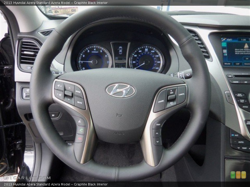 Graphite Black Interior Steering Wheel for the 2013 Hyundai Azera  #72669679