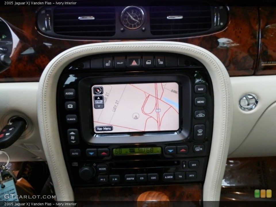 Ivory Interior Navigation for the 2005 Jaguar XJ Vanden Plas #72671305