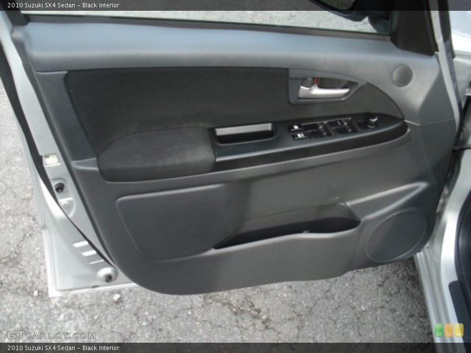 Black Interior Door Panel for the 2010 Suzuki SX4 Sedan #72671422