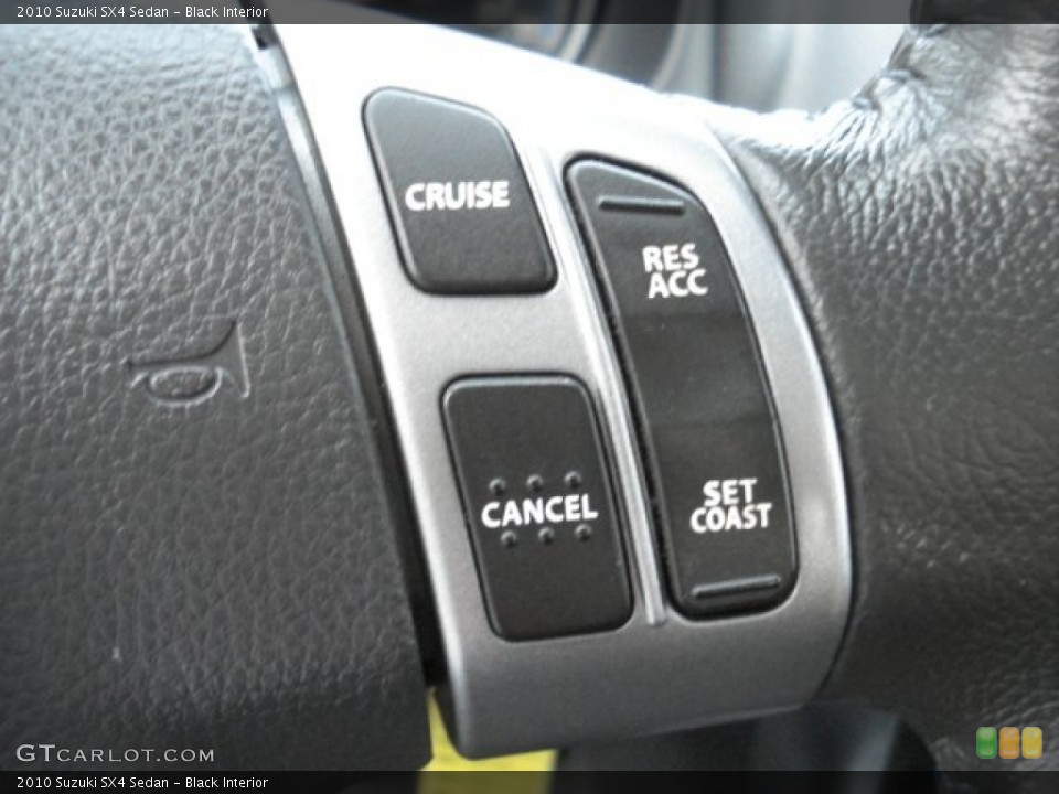 Black Interior Controls for the 2010 Suzuki SX4 Sedan #72671671