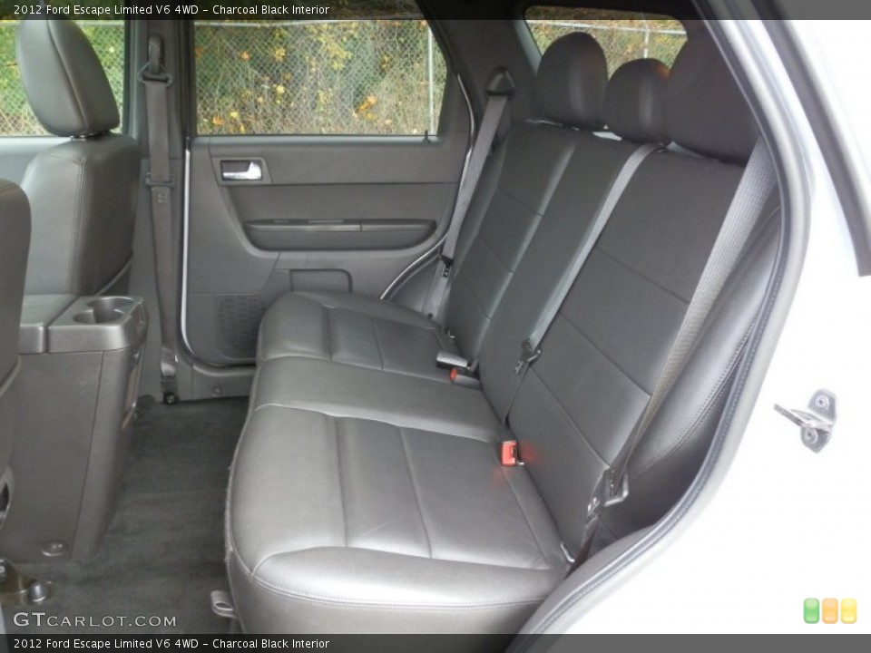 Charcoal Black Interior Rear Seat for the 2012 Ford Escape Limited V6 4WD #72672031