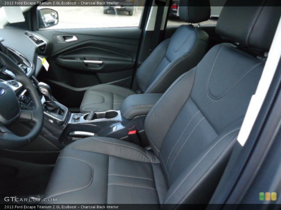 Charcoal Black Interior Front Seat for the 2013 Ford Escape Titanium 2.0L EcoBoost #72672058