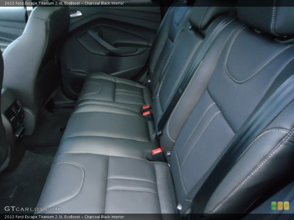 Charcoal Black Interior Rear Seat for the 2013 Ford Escape Titanium 2.0L EcoBoost #72672076