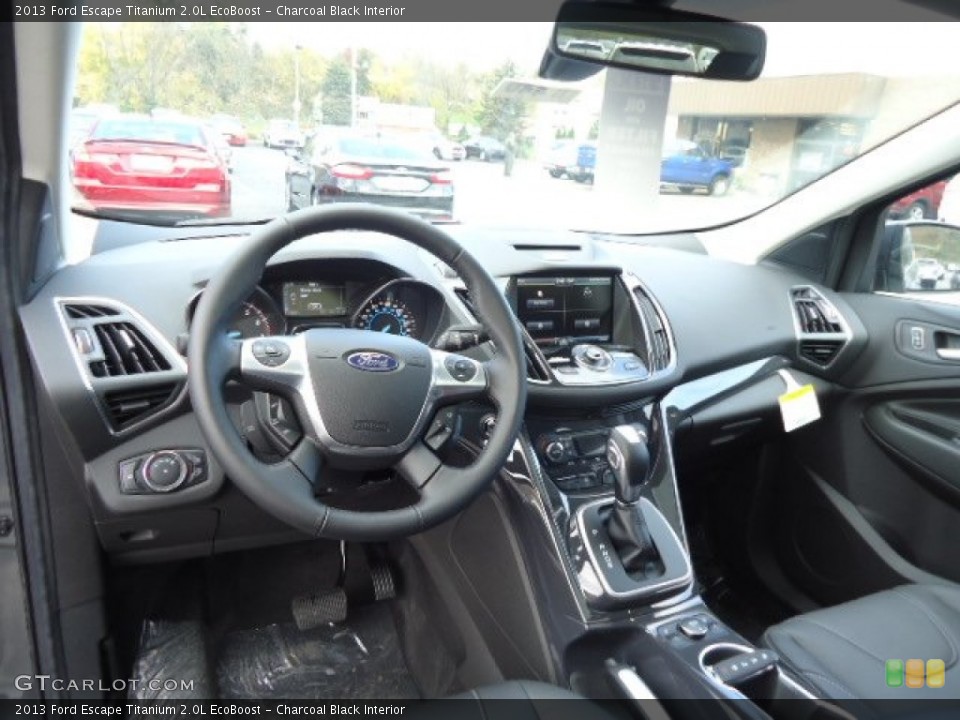 Charcoal Black Interior Dashboard for the 2013 Ford Escape Titanium 2.0L EcoBoost #72672094