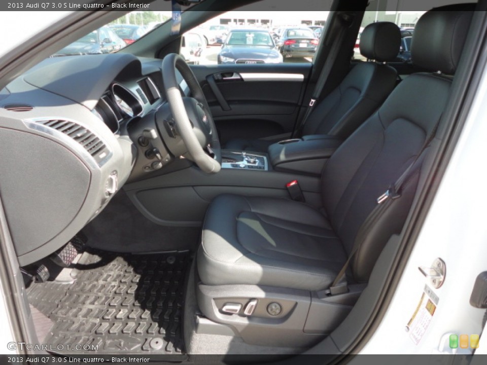 Black Interior Front Seat for the 2013 Audi Q7 3.0 S Line quattro #72673573
