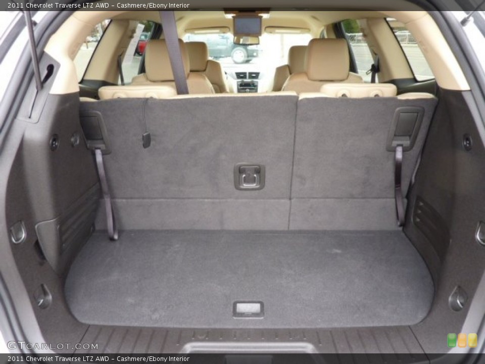 Cashmere/Ebony Interior Trunk for the 2011 Chevrolet Traverse LTZ AWD #72673580