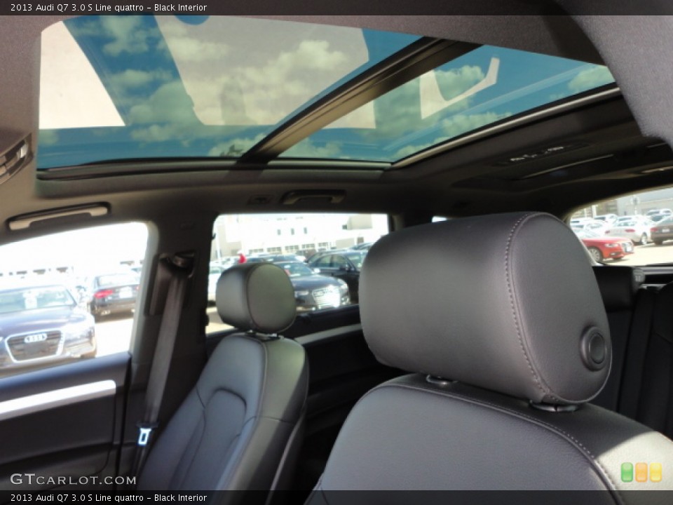 Black Interior Sunroof for the 2013 Audi Q7 3.0 S Line quattro #72673654
