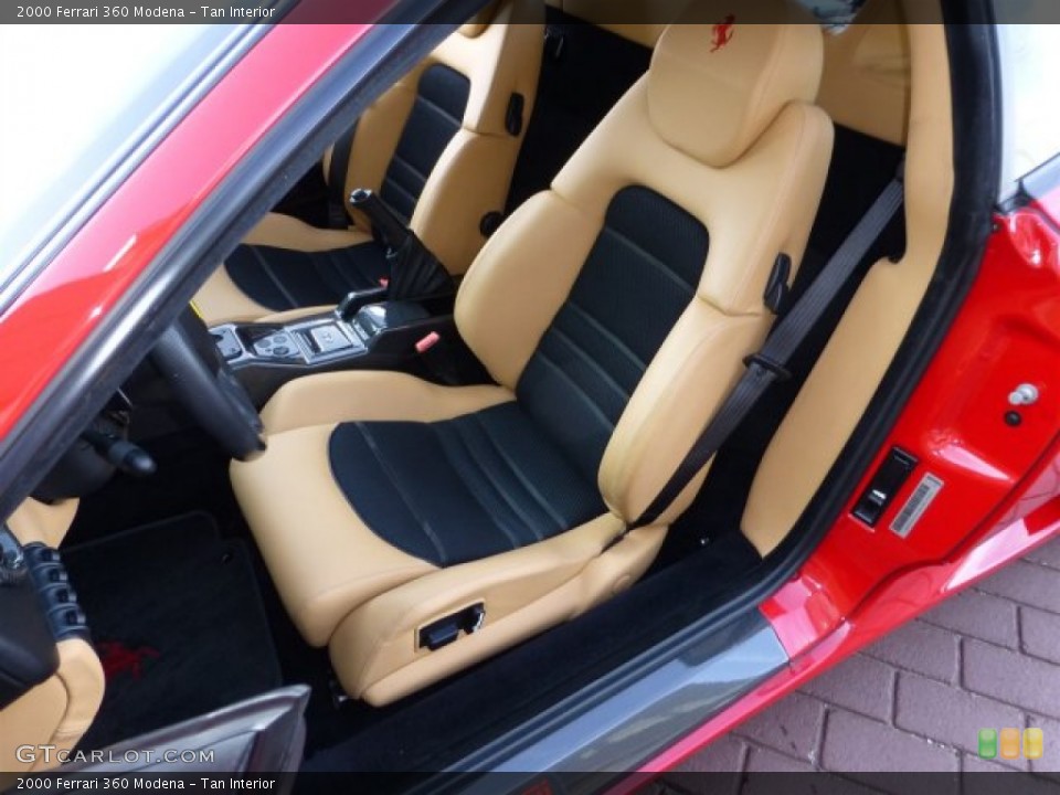 Tan Interior Front Seat for the 2000 Ferrari 360 Modena #72673779