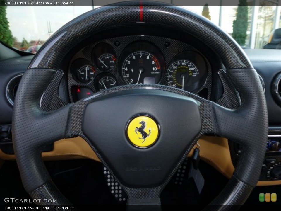Tan Interior Steering Wheel for the 2000 Ferrari 360 Modena #72673797