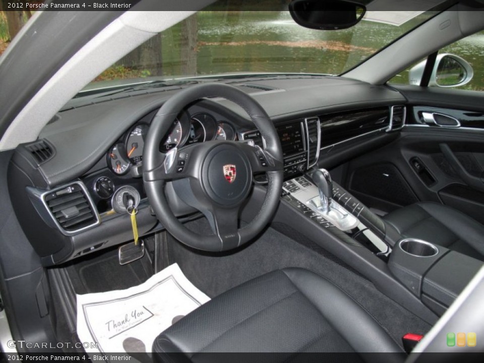 Black Interior Photo for the 2012 Porsche Panamera 4 #72674194