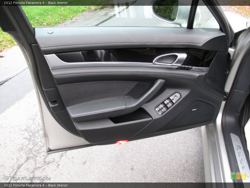Black Interior Door Panel for the 2012 Porsche Panamera 4 #72674215