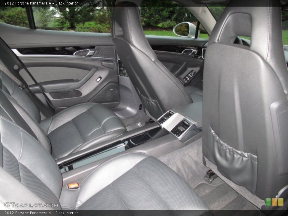 Black Interior Rear Seat for the 2012 Porsche Panamera 4 #72674299