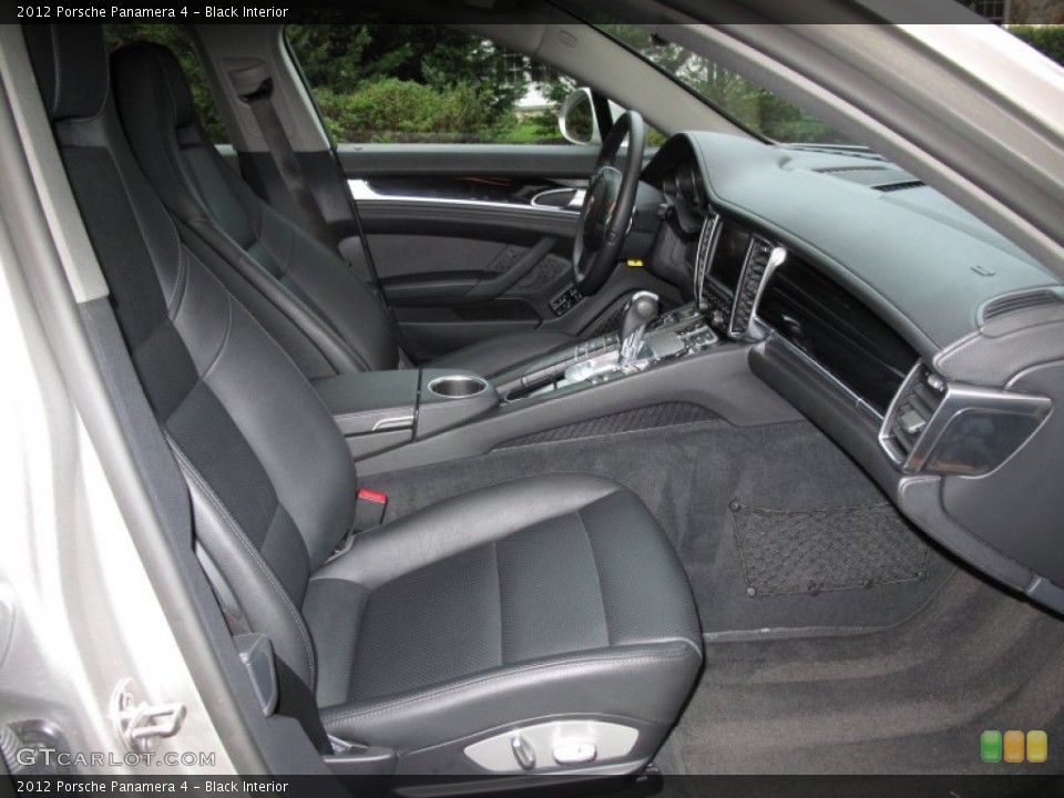 Black Interior Front Seat for the 2012 Porsche Panamera 4 #72674344