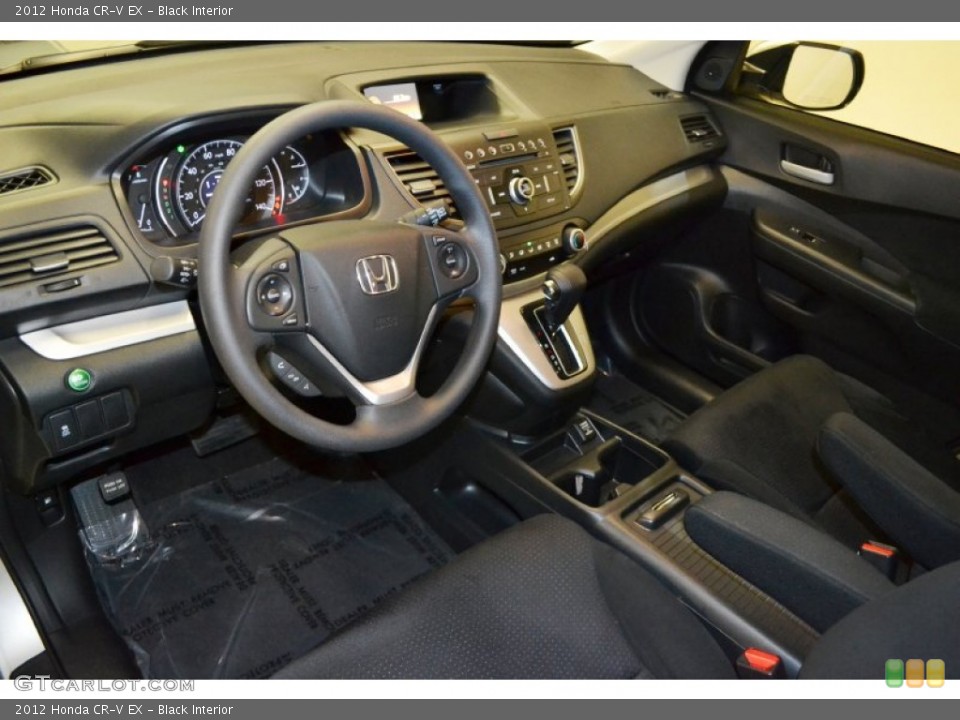 Black Interior Prime Interior for the 2012 Honda CR-V EX #72674881