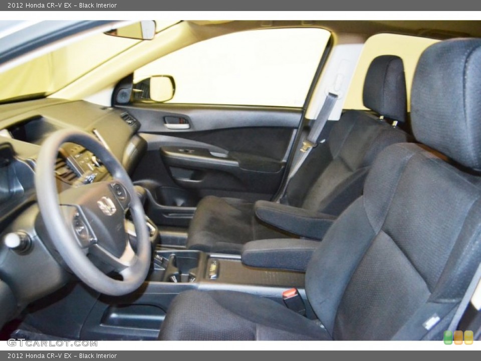 Black Interior Front Seat for the 2012 Honda CR-V EX #72674899