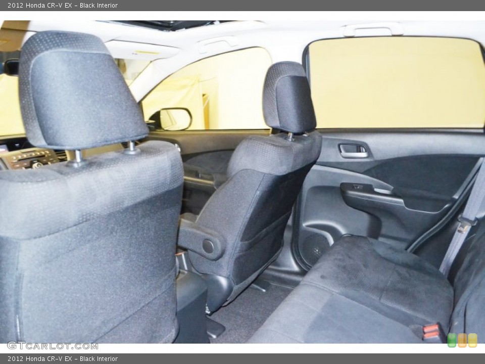 Black Interior Rear Seat for the 2012 Honda CR-V EX #72674980